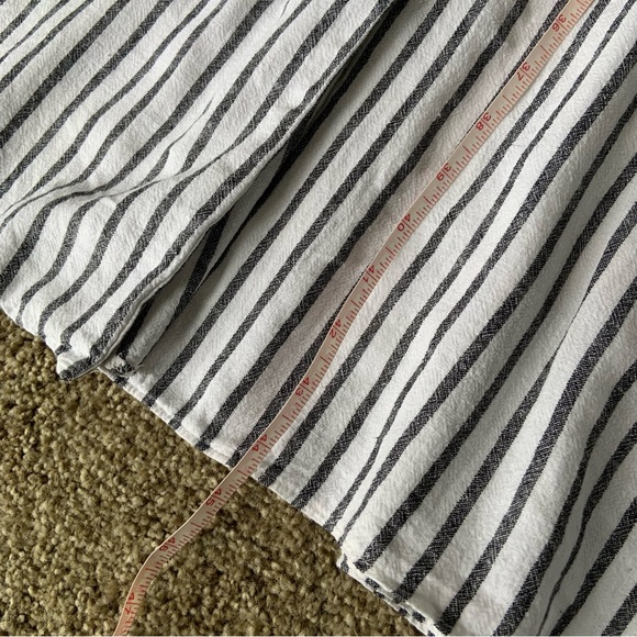 Linen blend striped midi dress - New Look Size 6 - Picture 5 of 7